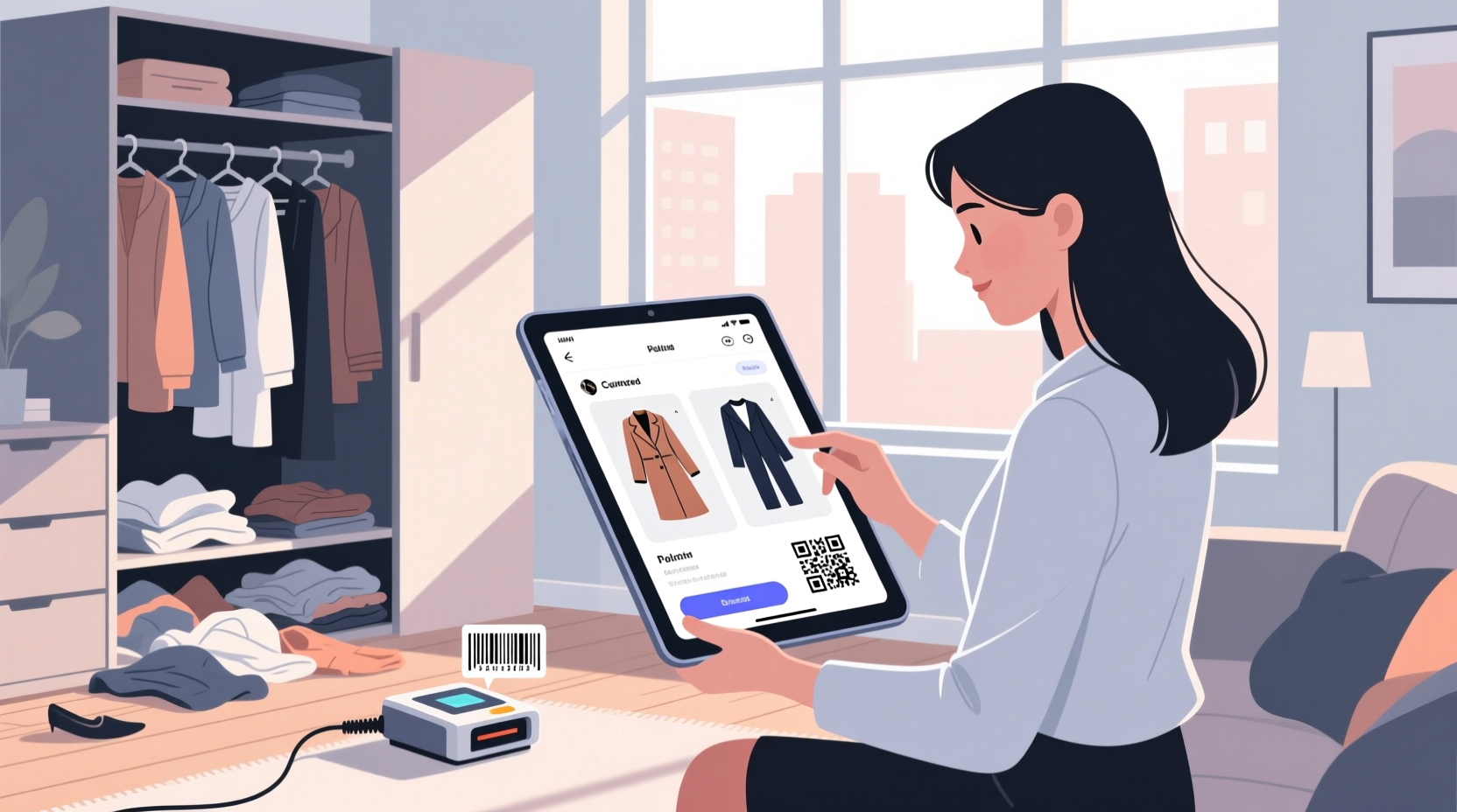 closet organization tips digital apps vs barcode scanners
