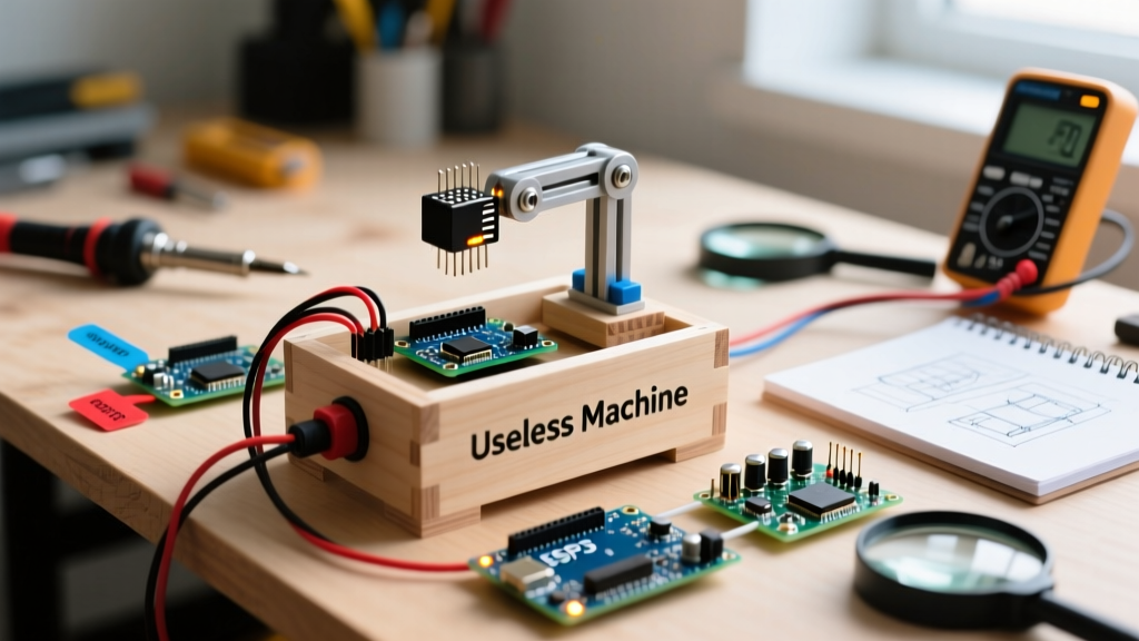Useless Machine Arduino: Programming Logic and Personality