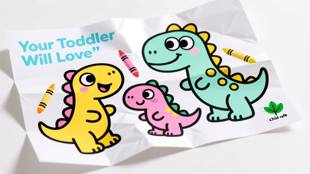 Unique Dinosaur Coloring Pages Your Toddler Will Love: Safety-Tested, Developmentally Optimized Designs for Ages 18–36 Months