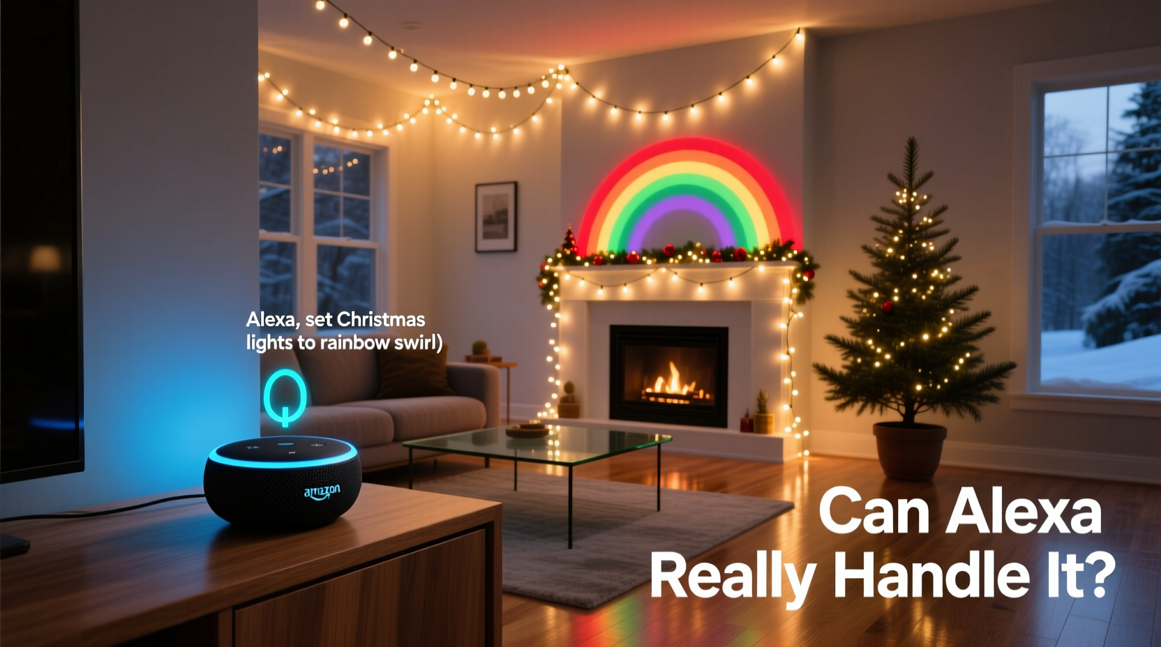smart home integration with christmas lights can alexa really handle it