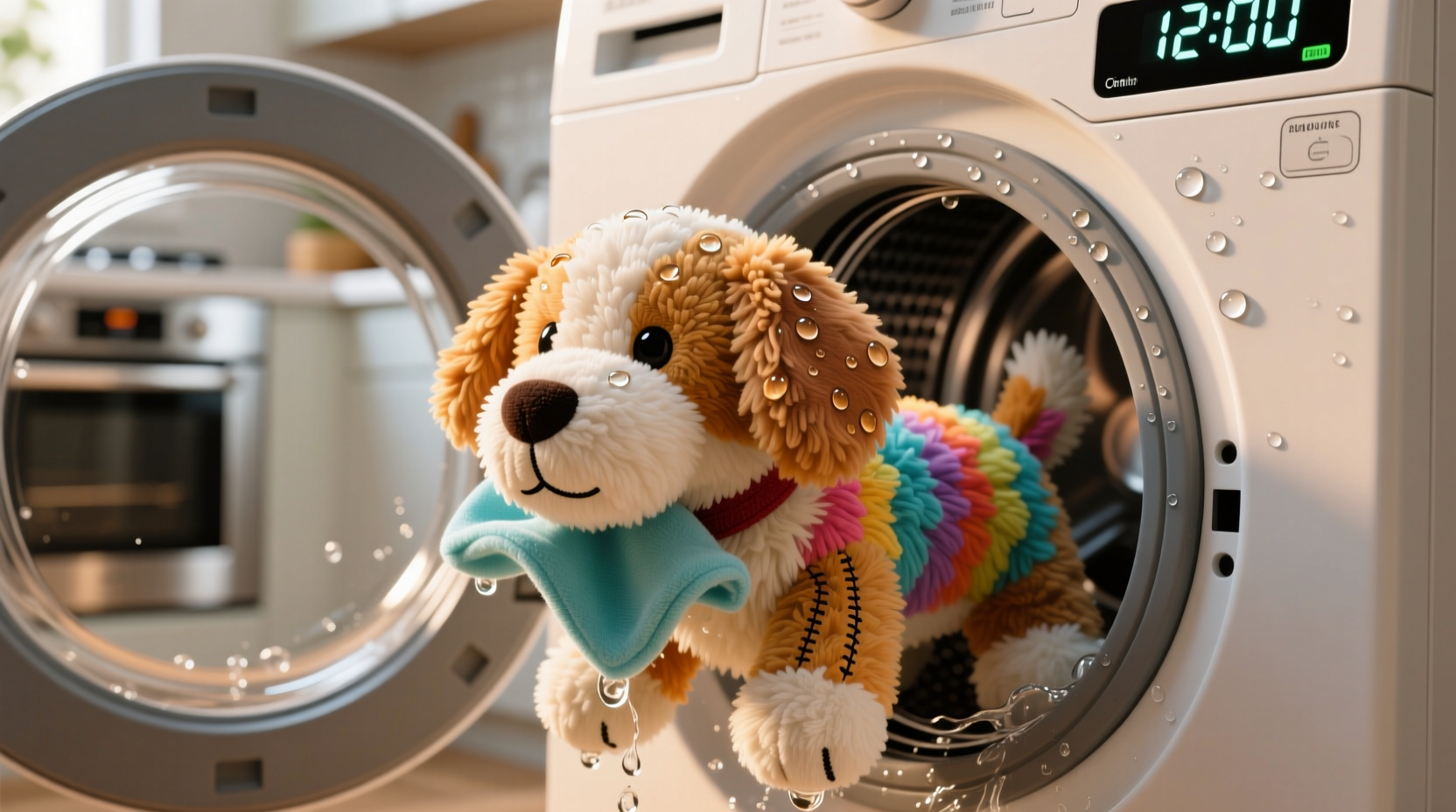 how to sanitize plush pet toys safely