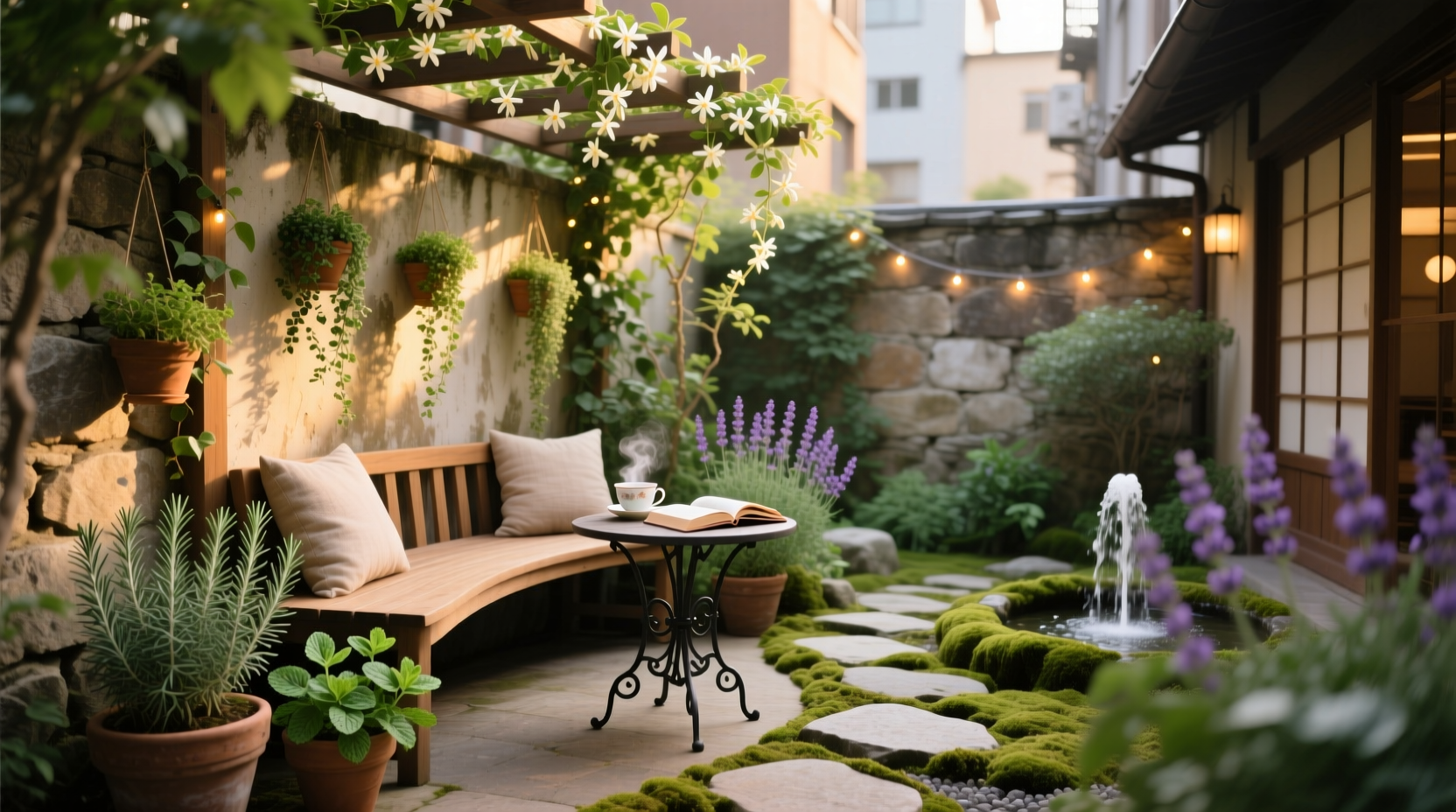 cozy corner garden plan
