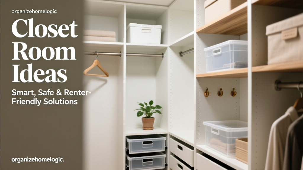 Closet Room Ideas: Smart, Safe & Renter-Friendly Solutions