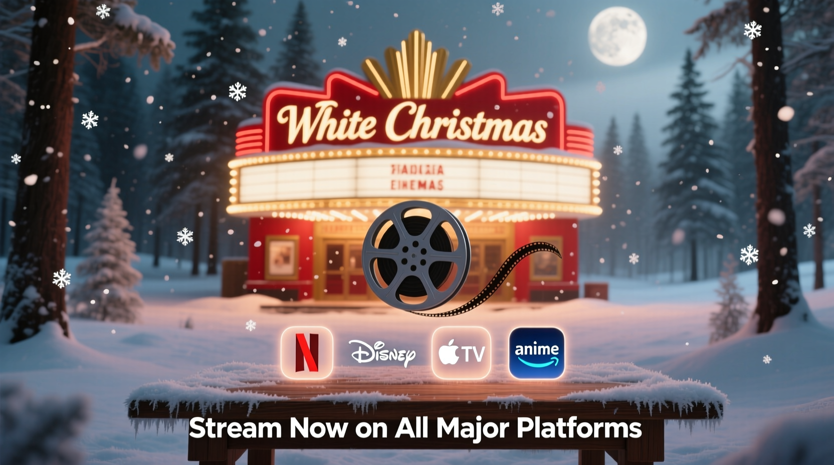 how to stream white christmas