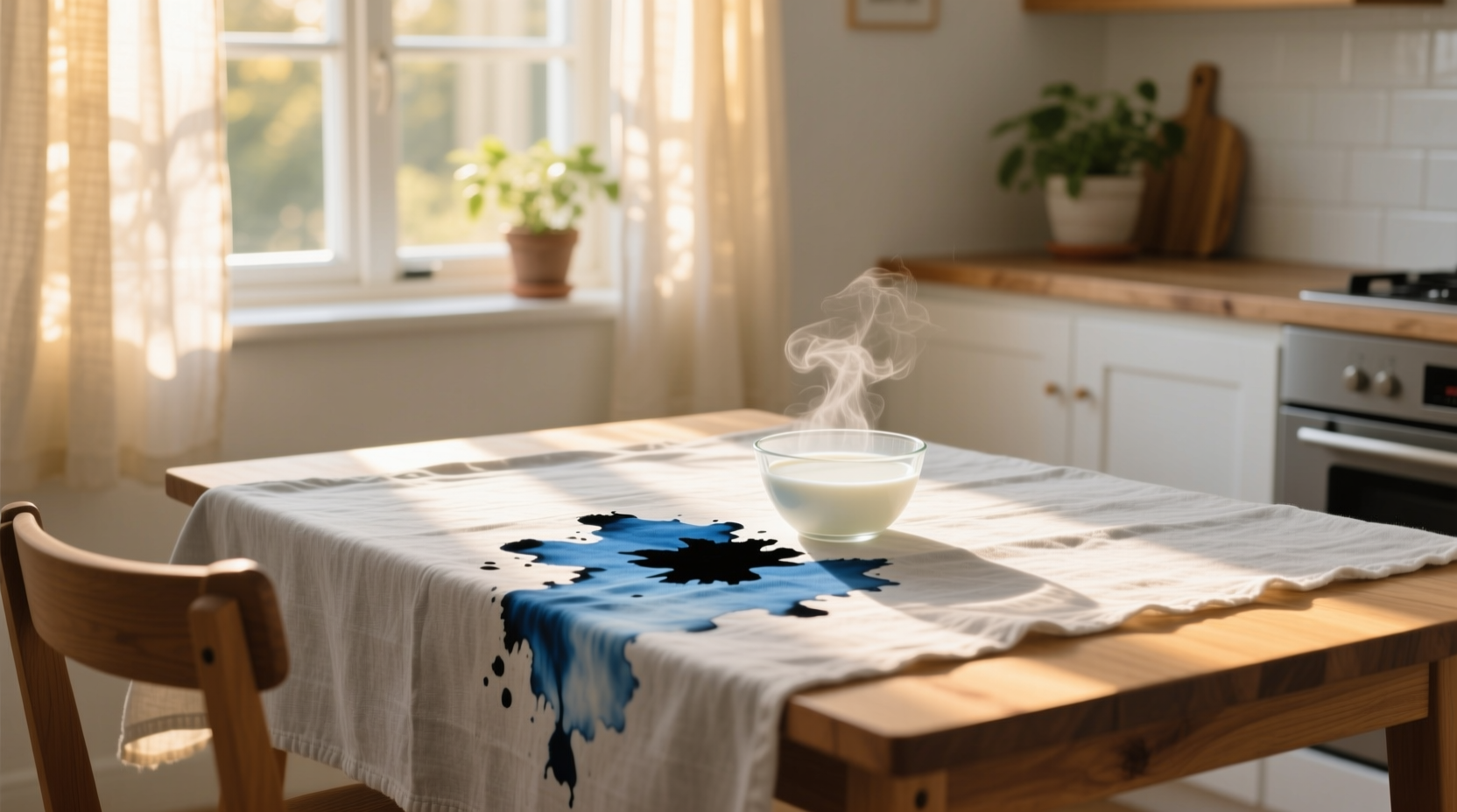 milk sunlight ink stain removal