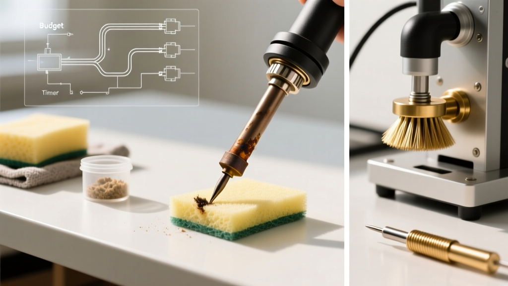 How to Clean a Soldering Iron Tip: Budget vs Premium Methods
