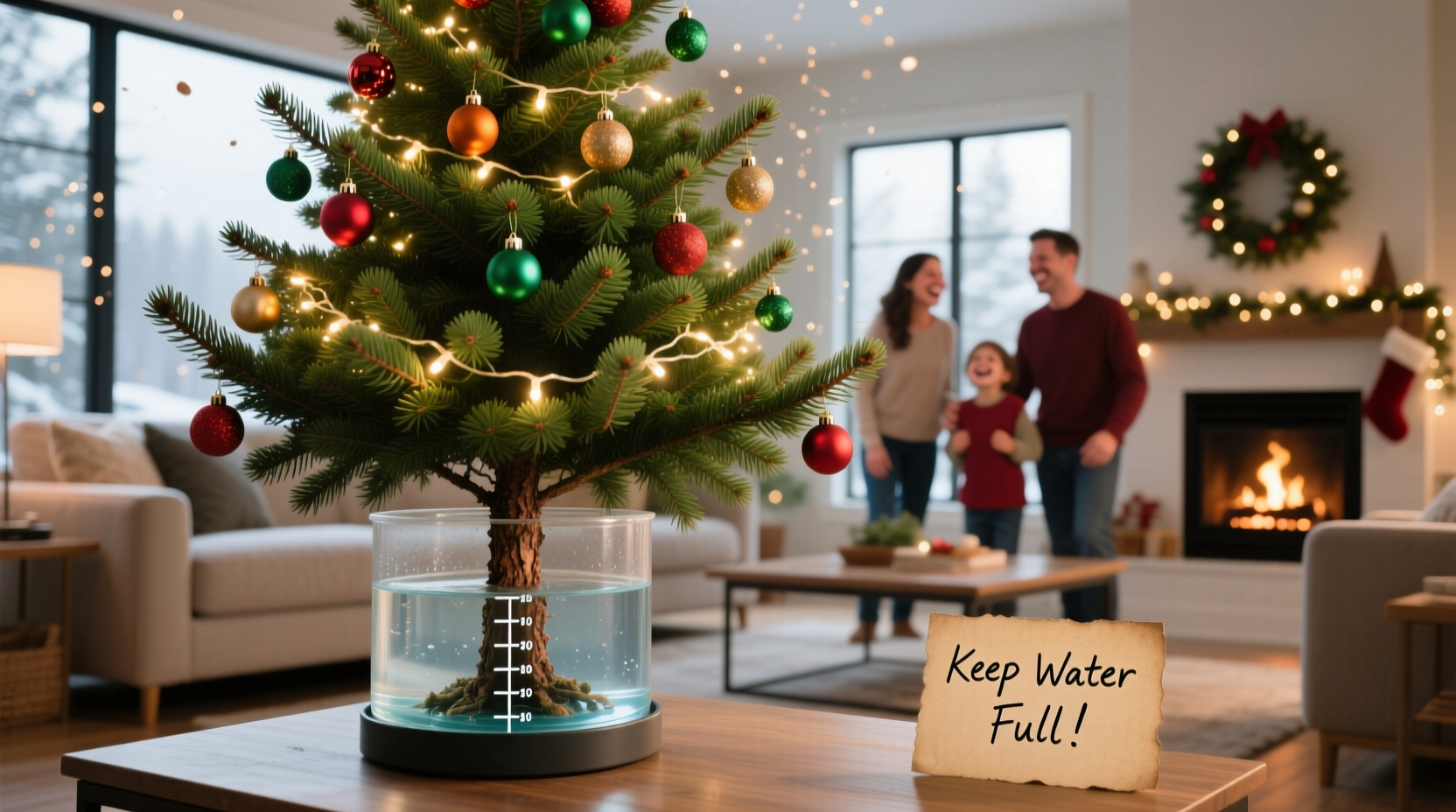 how do you keep a christmas tree alive