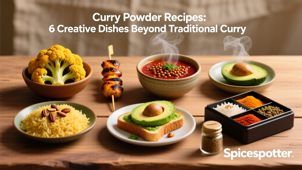 Curry Powder Recipes: 6 Creative Dishes