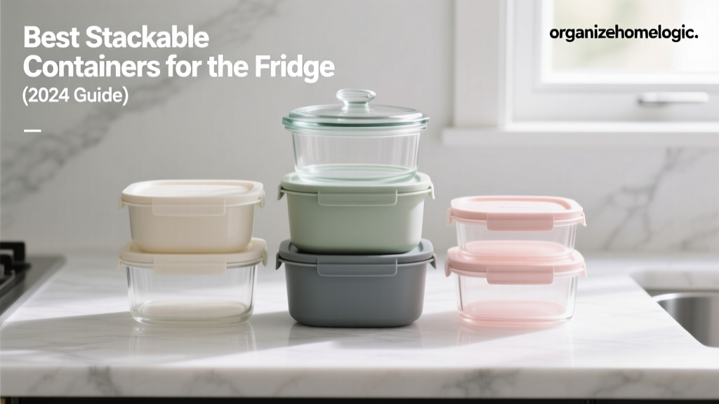 Best Stackable Containers for the Fridge (2024 Guide)