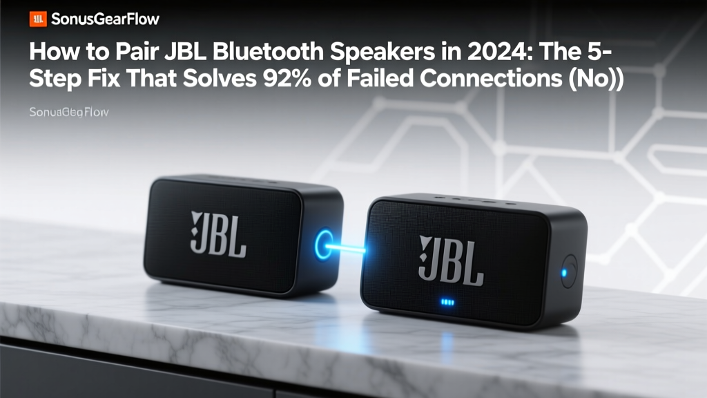 How To Pair Jbl Bluetooth Speakers (2026)