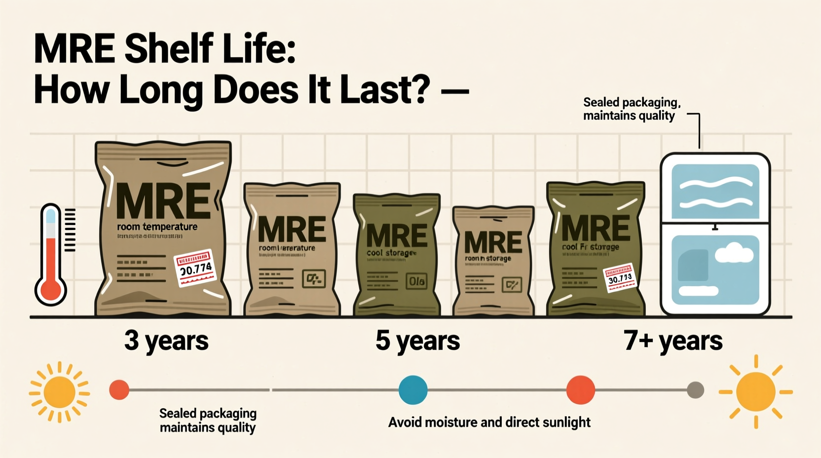 MRE Shelf Life: How Long Does MRE Food Last? (2024 Data)