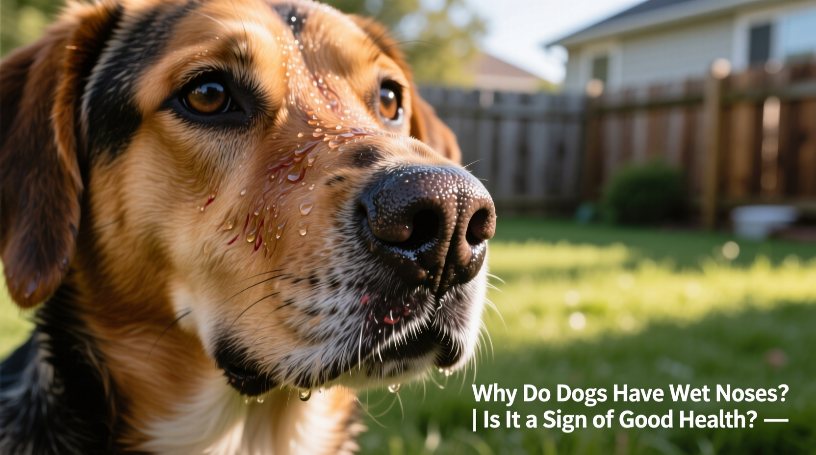 why do dogs have wet noses and is it a sign of good health