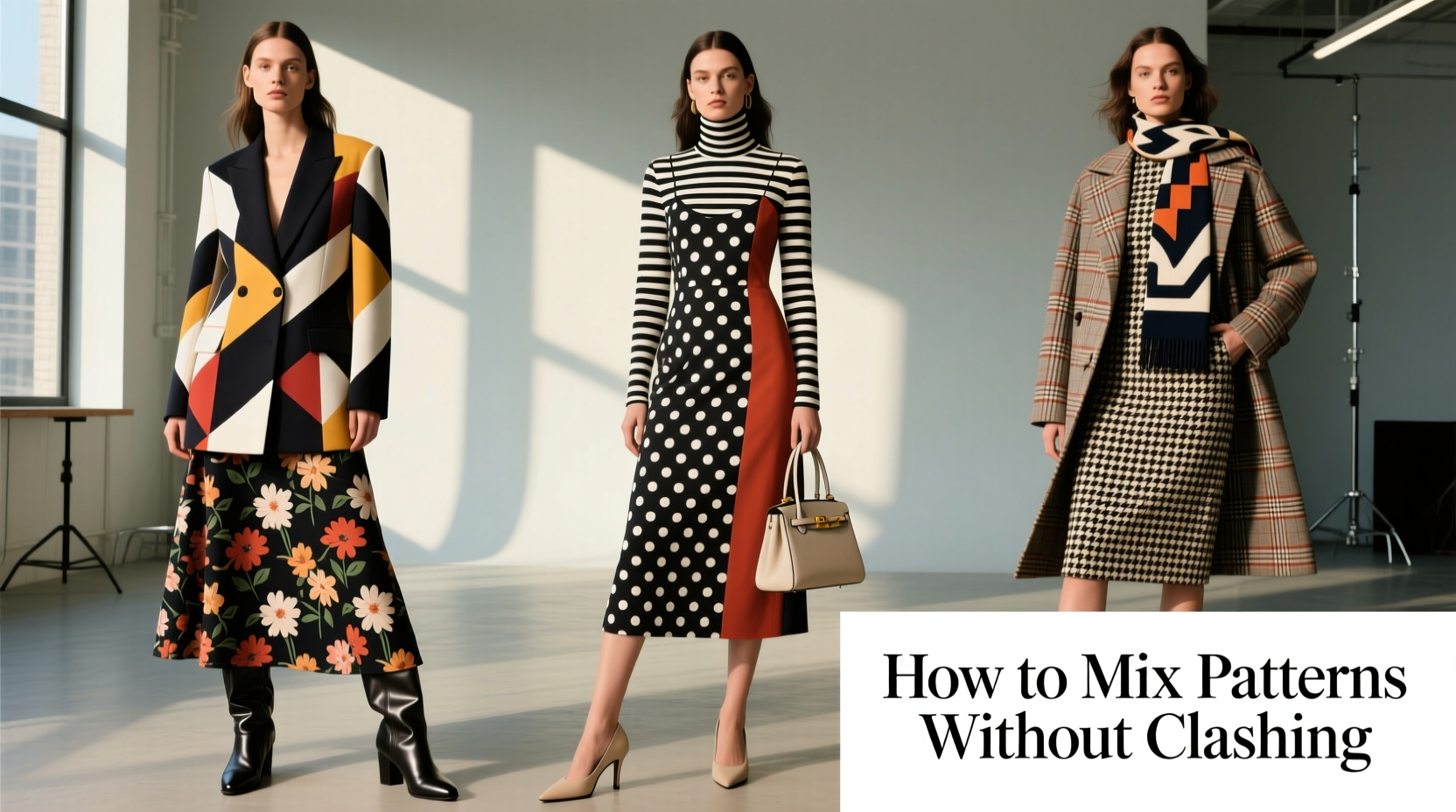 how to mix patterns in clothing without clashing styles that work