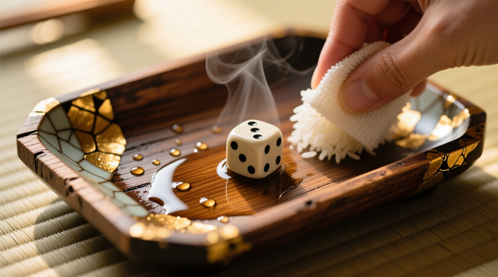 eco friendly cleaning tips for wooden dice trays