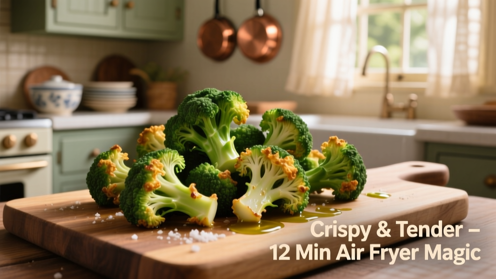 How to Cook Broccoli in an Air Fryer (Crispy & Tender!)