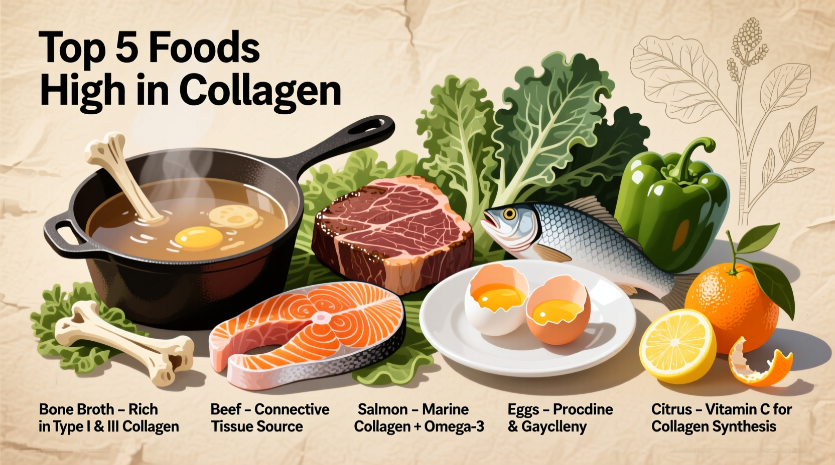 what foods are high in collagen