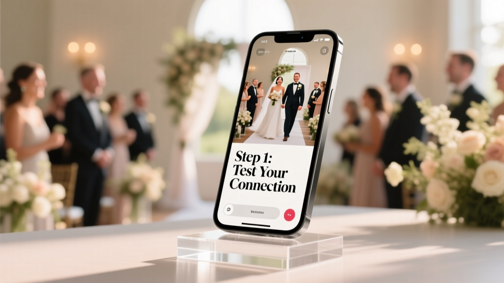 Stream Wedding Live Online: 7-Step Setup (2026)
