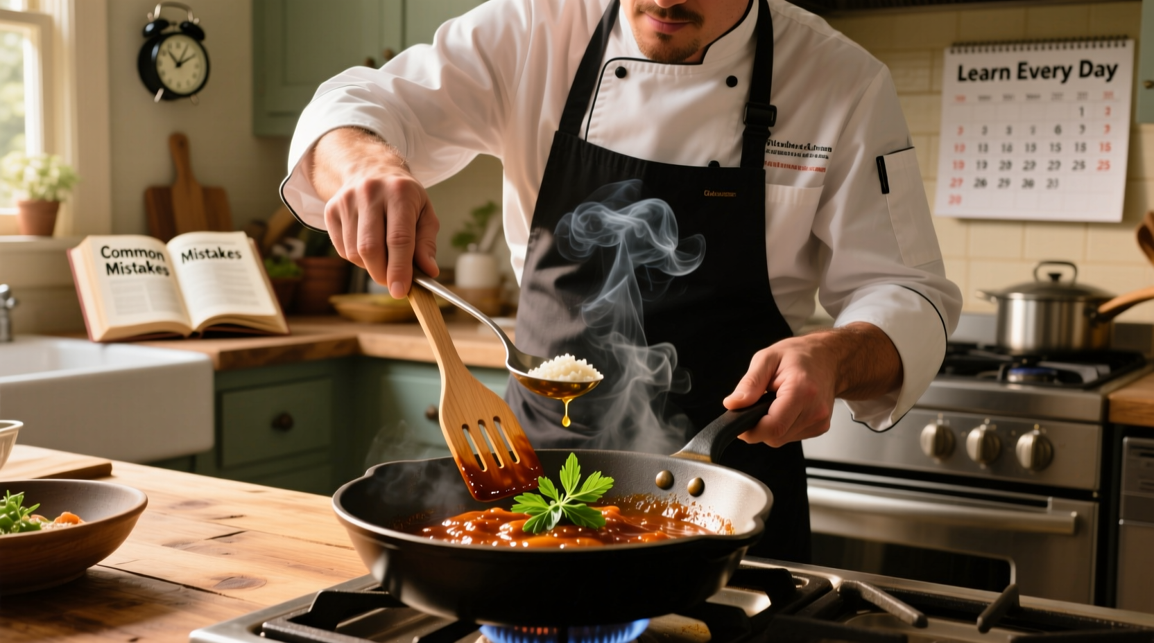 understand and correct your common cooking mistakes