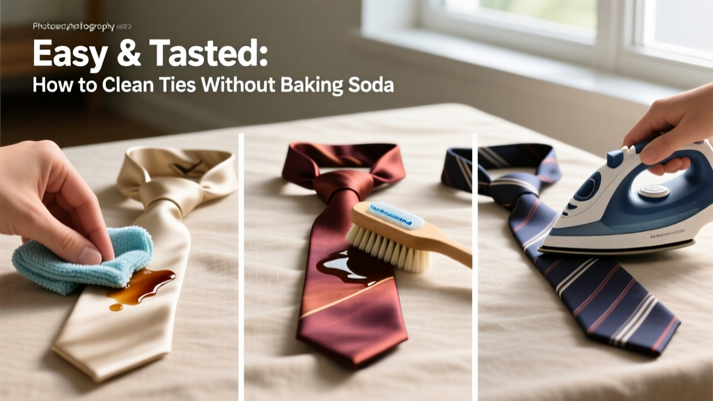 Easy & Tested: How to Clean Ties Without Baking Soda