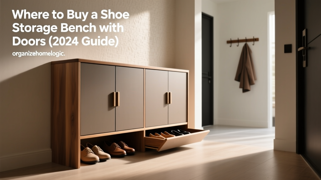 Where to Buy a Shoe Storage Bench with Doors (2024 Guide)