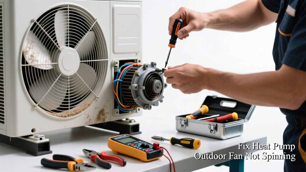 Fix Heat Pump Outdoor Fan Not Spinning