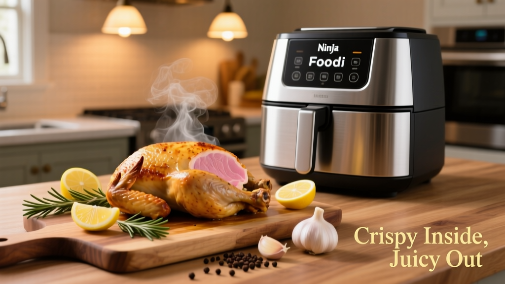 How to Bake Chicken in a Ninja Foodi Grill (Crispy & Juicy!)