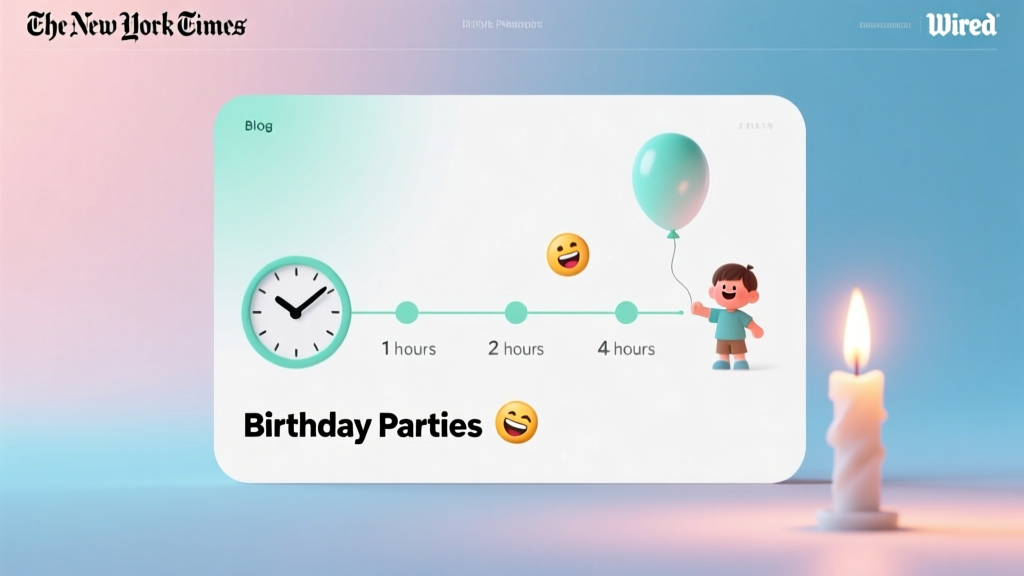How Long Are Birthday Parties? Data-Backed Timing Guide