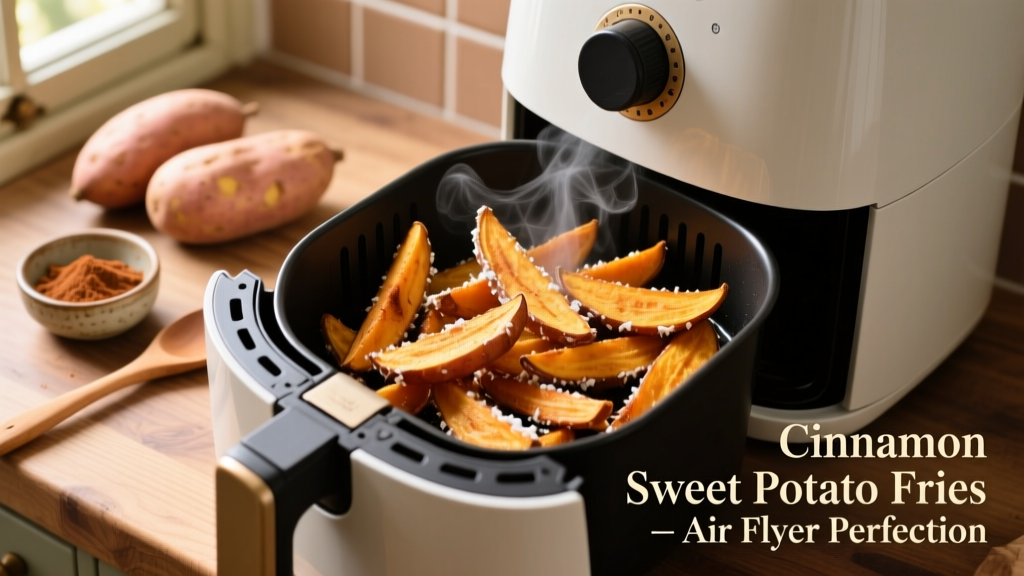 Cinnamon Sweet Potato Fries in Air Fryer (Crispy!) 