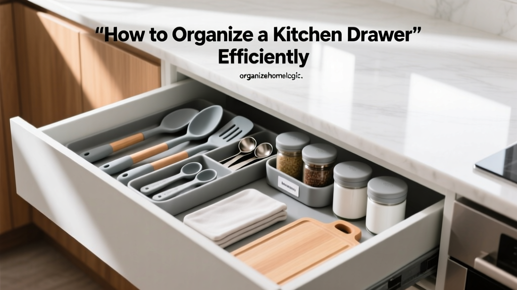 How to Organize a Kitchen Drawer Efficiently