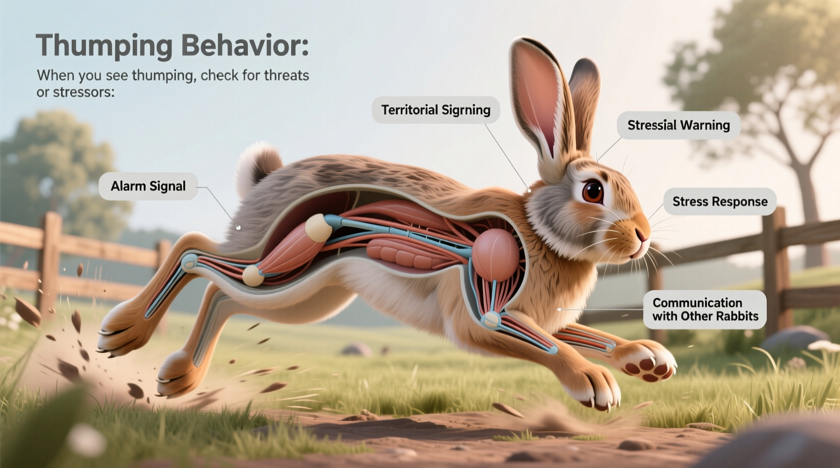 why do rabbits thump their feet and what it means for owners