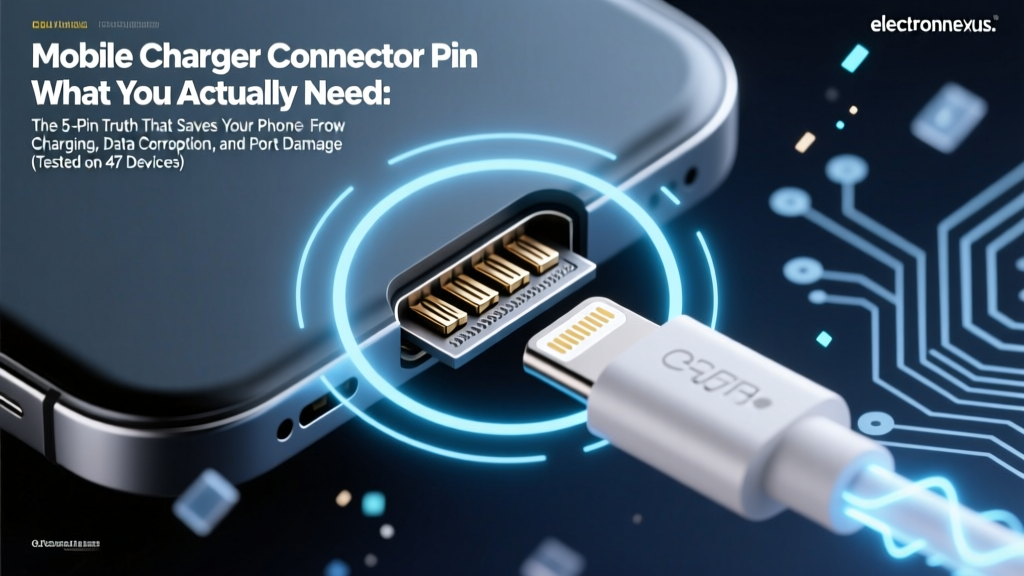 Mobile Charger Connector Pin What You Actually Need: The 5-Pin Truth That Saves Your Phone From Slow Charging, Data Corruption, and Port Damage (Tested on 47 Devices)