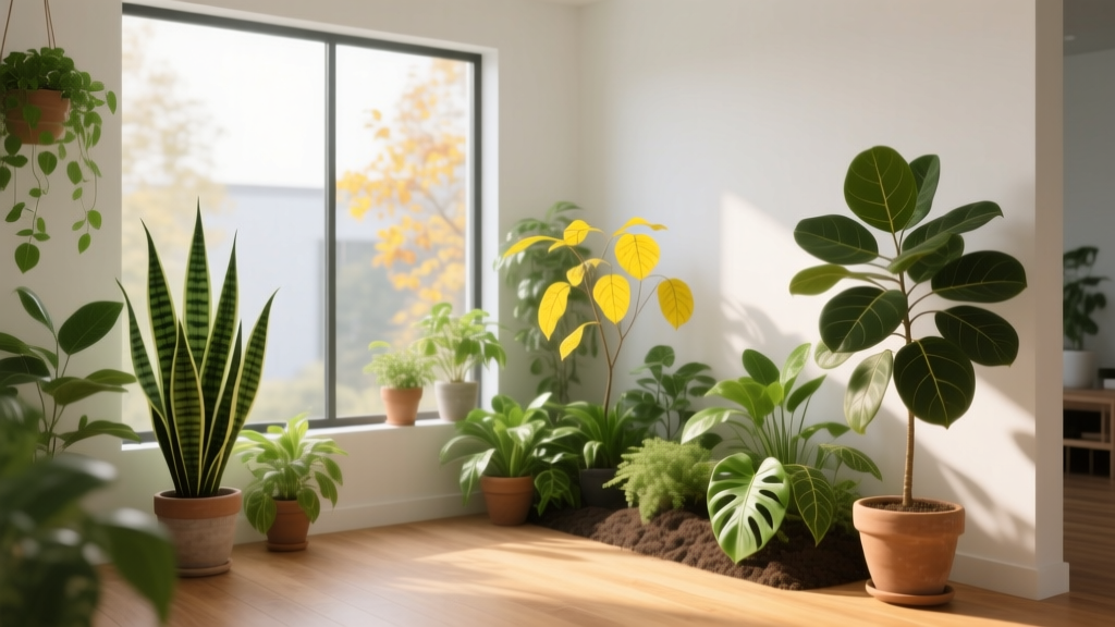 When to Move Indoor Plants Outside with Yellow Leaves