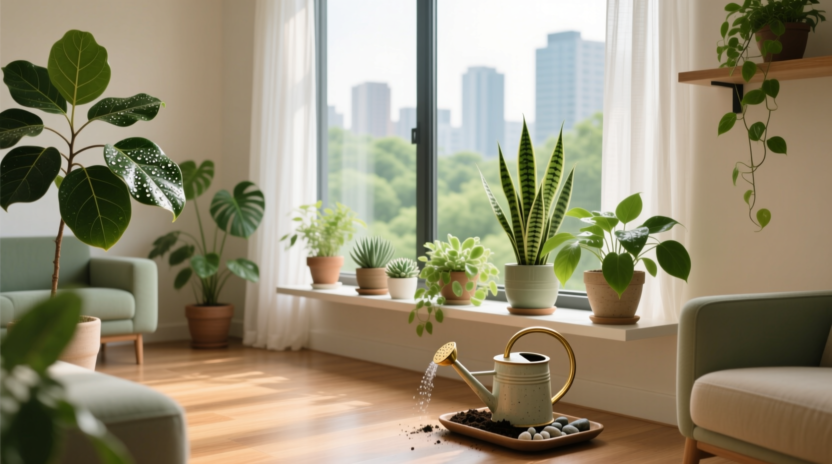 indoor watering plants