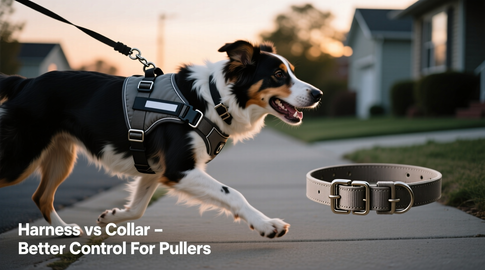 harness vs collar for dogs which gives you better control over a puller