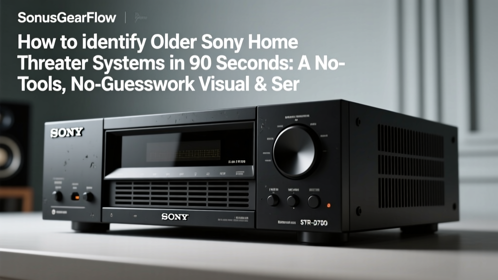 Identify Older Sony Home Theater Systems (2026)