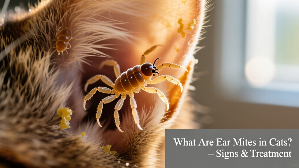 What Are Ear Mites in Cats? What Do They Look Like?