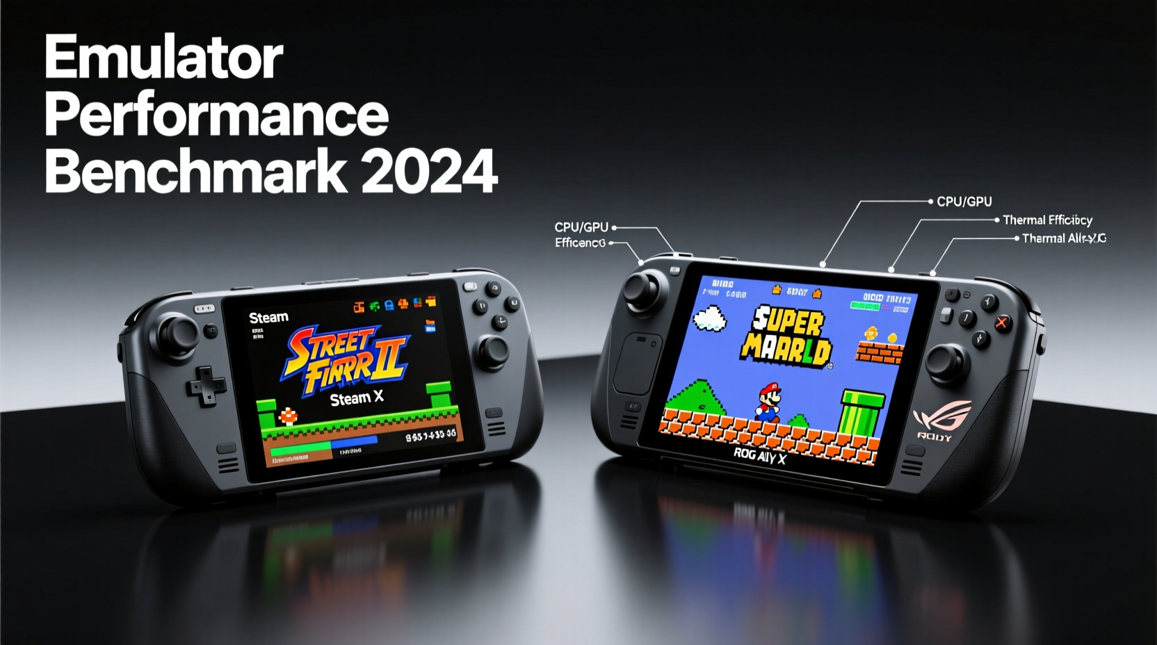 steam deck vs rog ally x which handheld pc handles emulators best