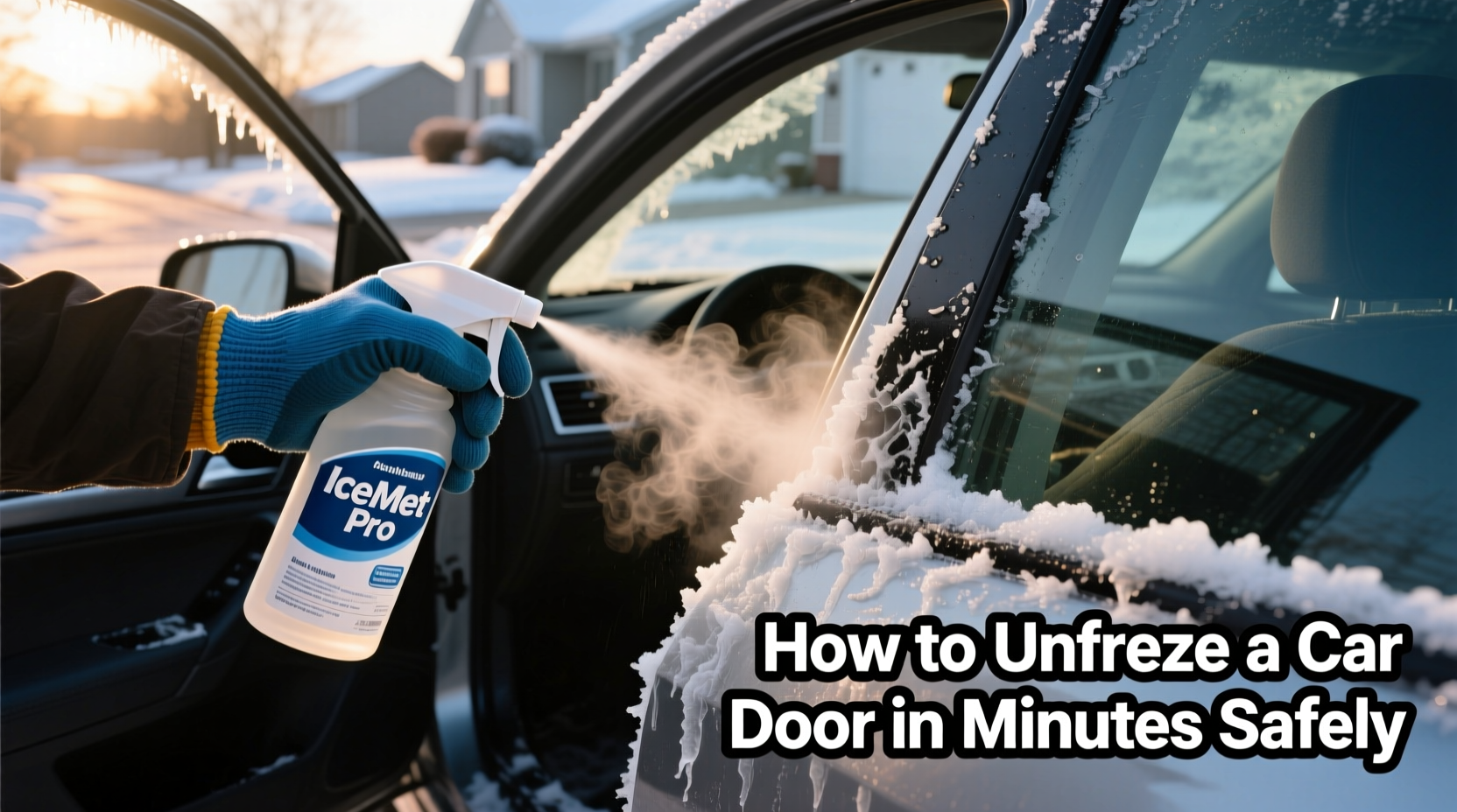 how to unfreeze car door