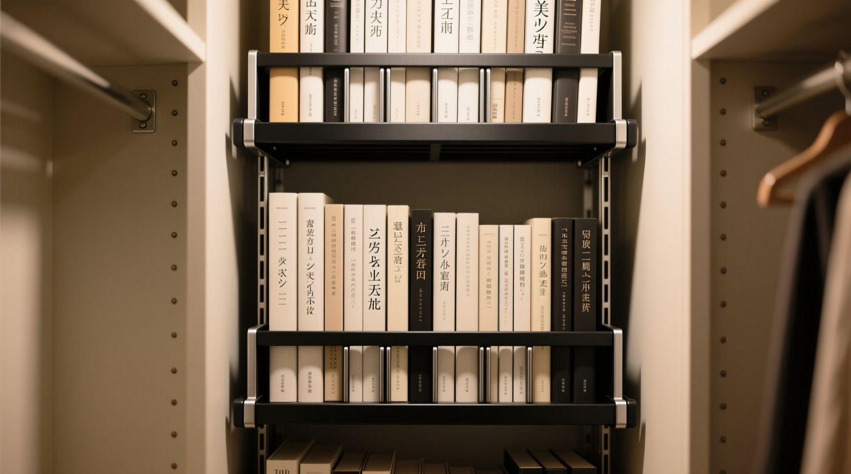 closet organization tips for anime books manga sets