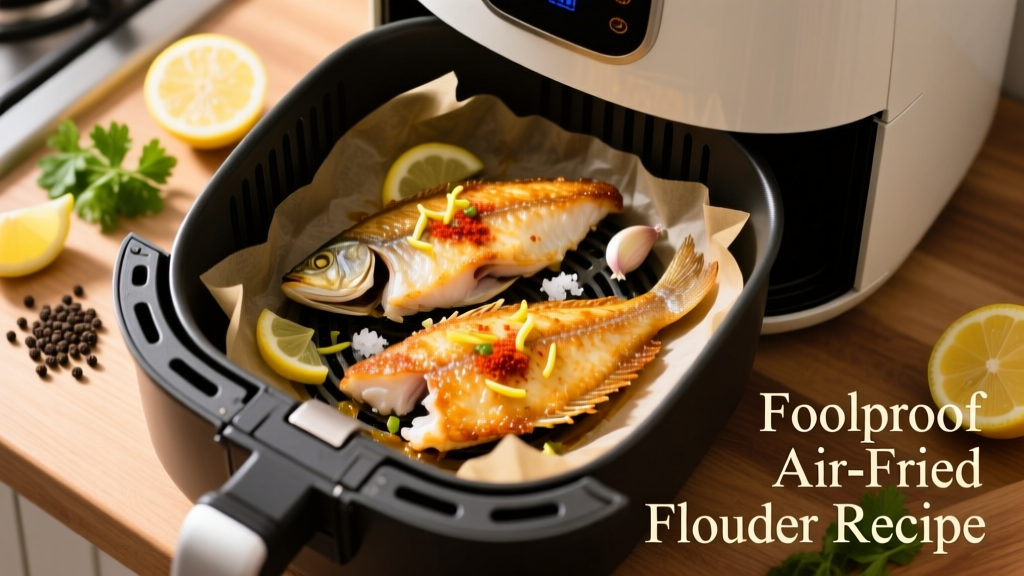 Crispy Air Fried Flounder Recipe (Tender & Foolproof)