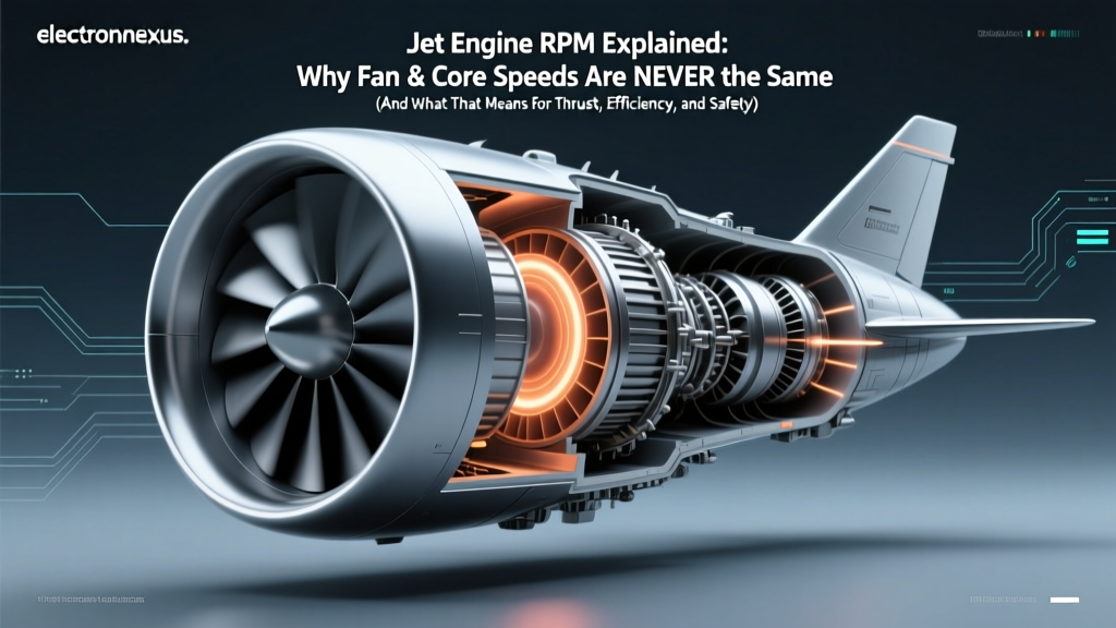 Jet Engine RPM Explained: Why Fan & Core Speeds Are NEVER the Same (And What That Means for Thrust, Efficiency, and Safety)