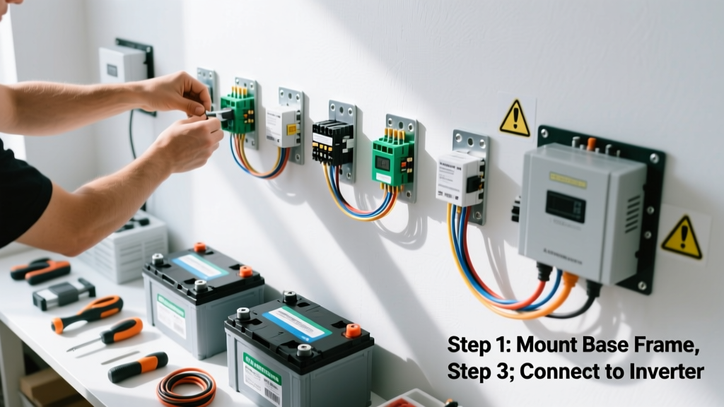 How to Build a Battery Wall for Home Energy Storage