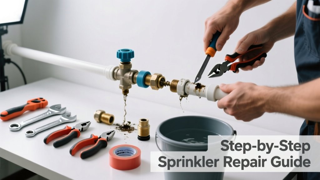 How to Fix a Leaking Sprinkler System Step by Step