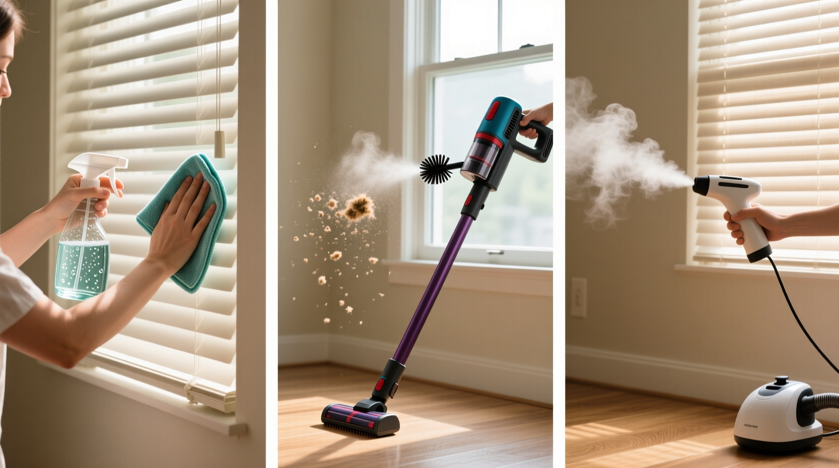 3 ways to clean window blinds