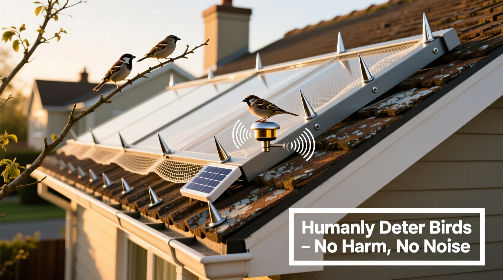 How to Keep Birds Off Your Roof Effectively and Humanely
