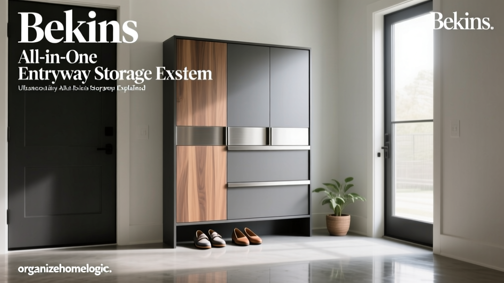 Bekins All-in-One Entryway Storage System Explained