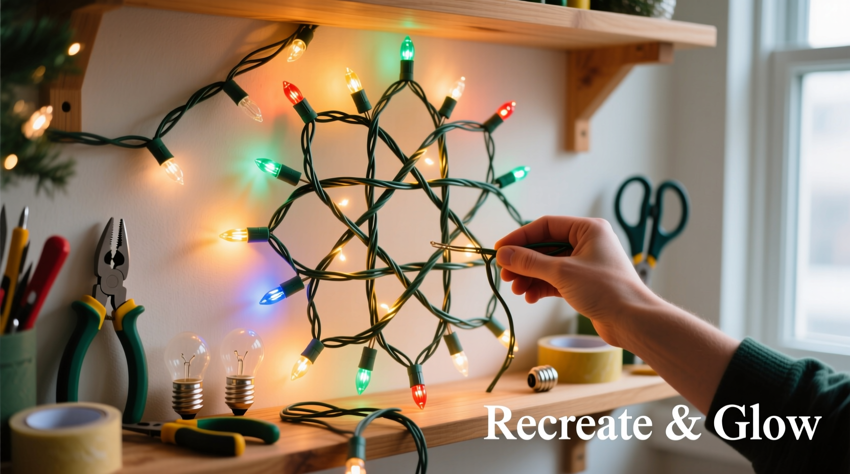 how to repurpose old christmas lights into craft projects instead of trashing