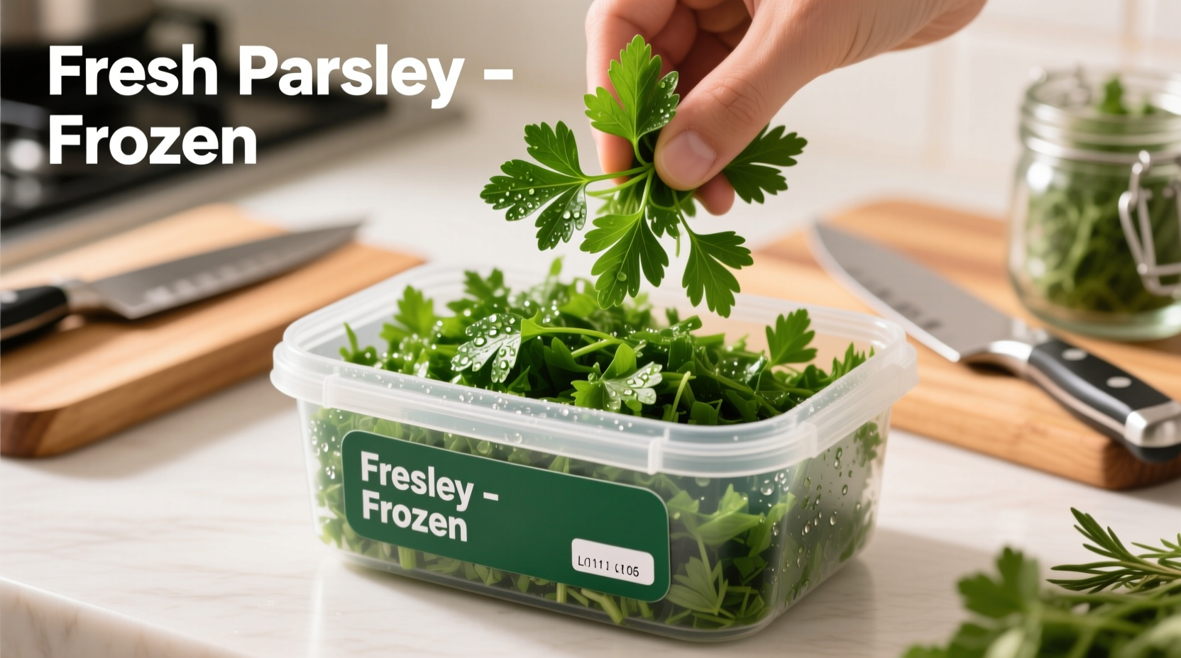 Freeze Fresh Parsley: 6-Month Storage Guide | TheHomeSprouts