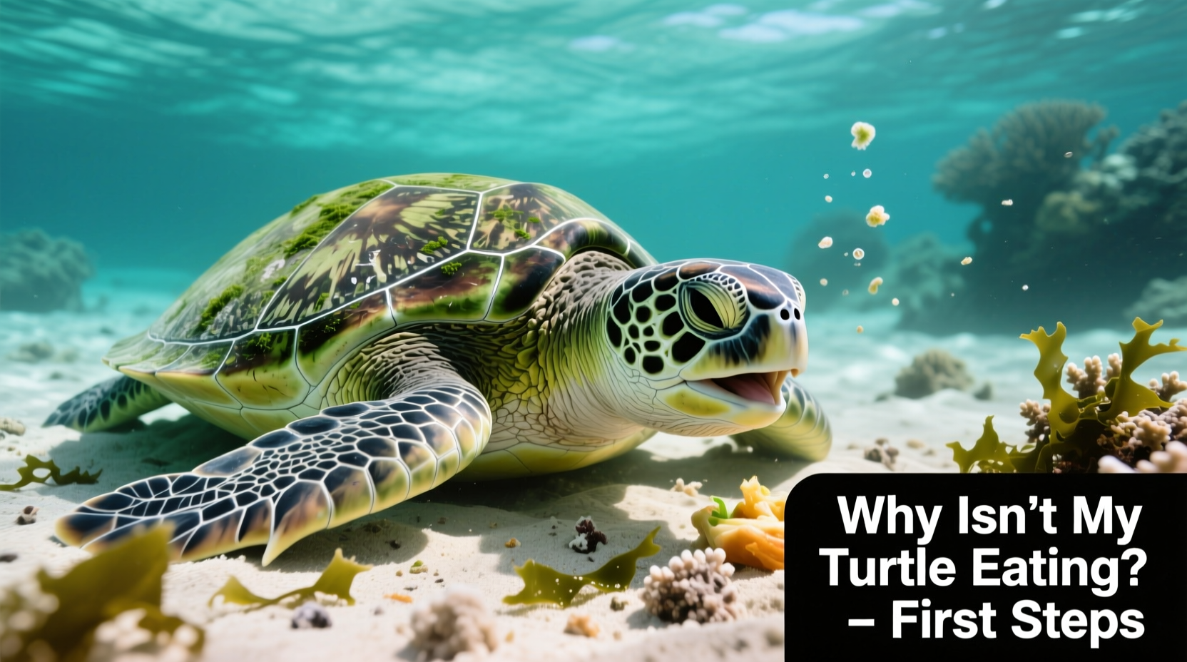 why is my turtle not eating and what should i try first