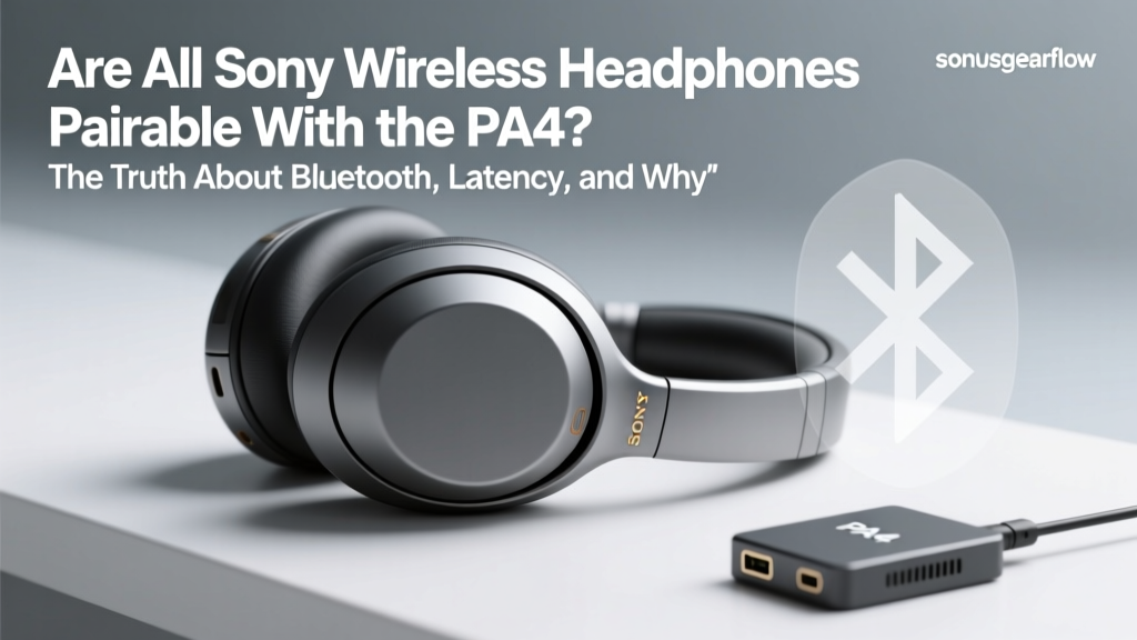 Sony Wireless Headphones & PA4 Pairing (2026)